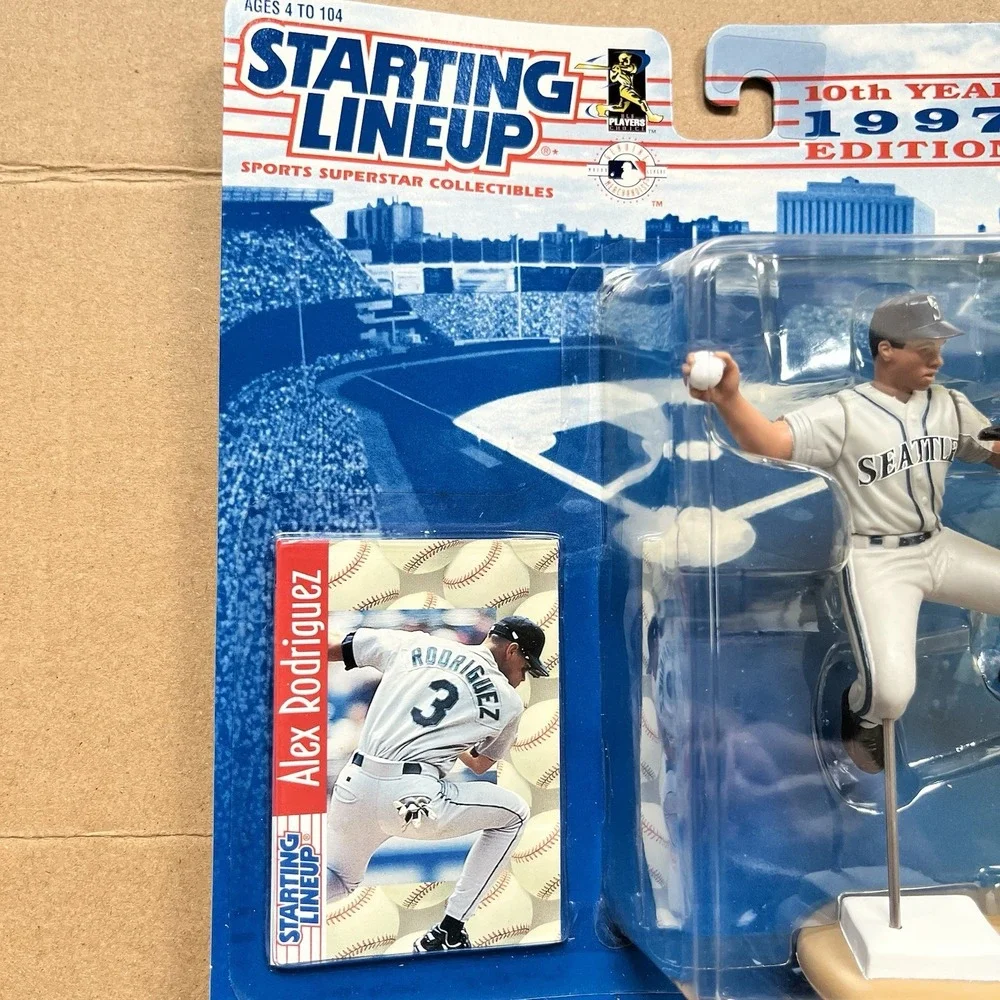 Vintage 1997 Kenner Starting Lineup Alex Rodriguez A-Rod Seattle Mariners Figure